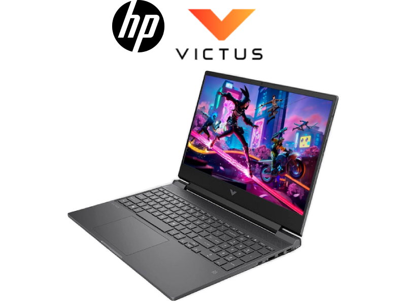 LAPTOP HP CORE I5 12450H VICTUS , 144HZ, RAM 8GB, SSD 512GB, GTX1650 4GB, W11 INGLES 68U87UA#ABA 15-FA0031 15.6